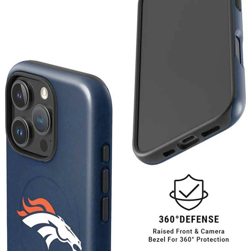 NFL Denver Broncos - Distressed iPhone 16 Pro Magsafe Impact Case